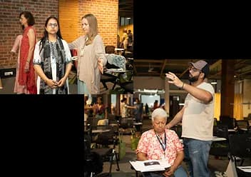 Learning experience overlay bottom