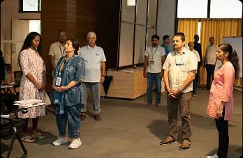 Indoor group gathering